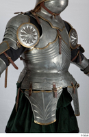  Photos Medieval Knight in plate armor 9 Green Gambeson Historical Medieval soldier plate armor 0001.jpg